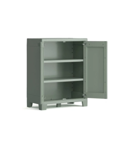 ARMADIO IN RESINA BASSO KETER "PLANET" GRIGIO, 80X44X100 CM